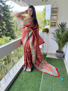 Brocade silk kani saree